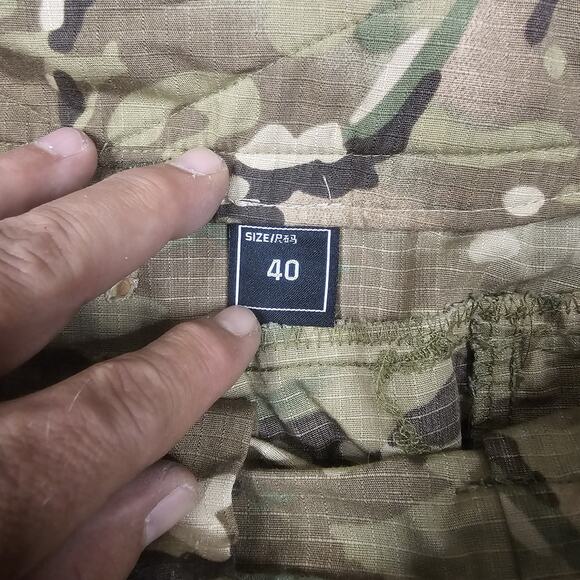 Multicam Airsoft Combat Pants 40x32 Knee Pad Slots Tactical Paintball Cargo OCP - Picture 8 of 16